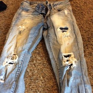 American eagle hi rise super stretch